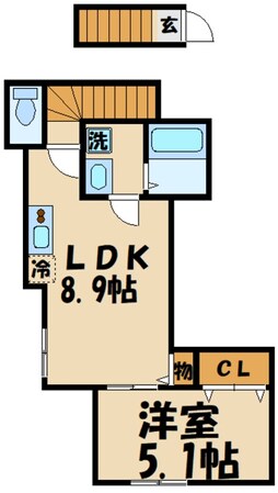 ワイズ飛田給の物件間取画像